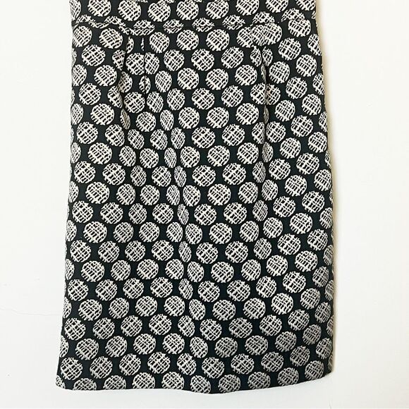 Target Limited Edition Empire Waist Gold Circle Woven Jacquard Mini Dress, Sz 4 - Picture 3 of 12